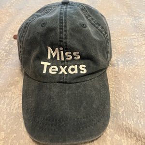 Miss Texas Pageant baseball hat